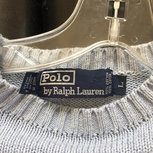 Ralph Lauren vintage cotton sweater. Size large. - Picture 9 of 10